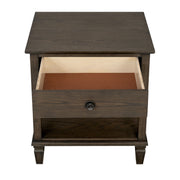 Victoria - Bedside Table With Drawer And Shelf - R&R Furniture Gallery (Fountain Valley, CA)