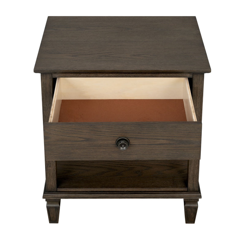 Victoria - Bedside Table With Drawer And Shelf - R&R Furniture Gallery (Fountain Valley, CA)