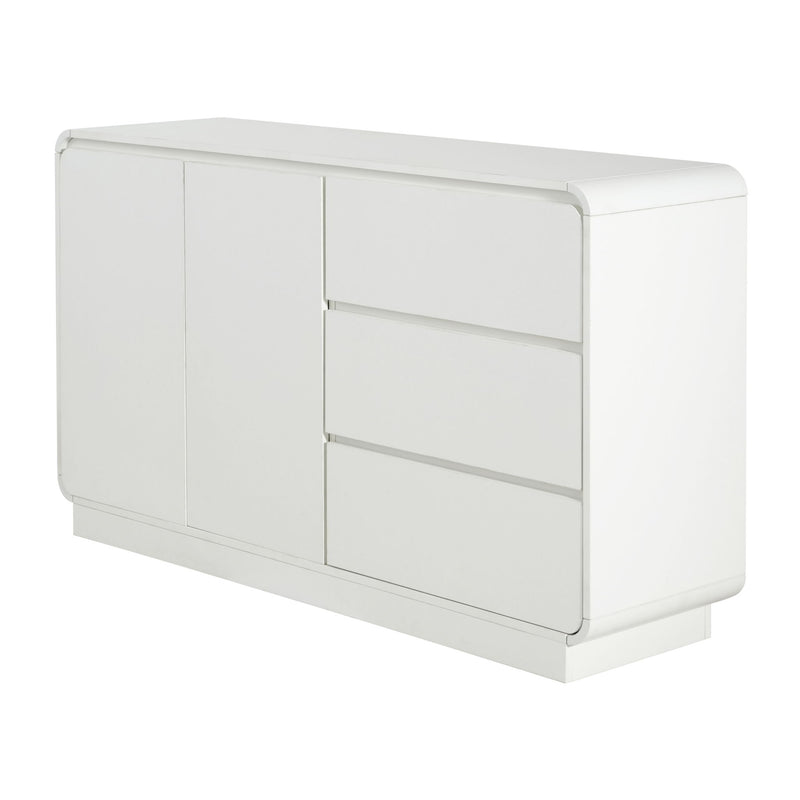 Sideboard, Wide Storage With 2 Doors And 3 Drawers - R&R Furniture Gallery (Fountain Valley, CA)