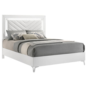 Buckley - Panel Bed With LED Trim