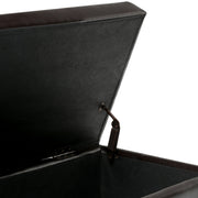 Hamilton - Storage Ottoman - Coffee Brown - R&R Furniture Gallery (Fountain Valley, CA)