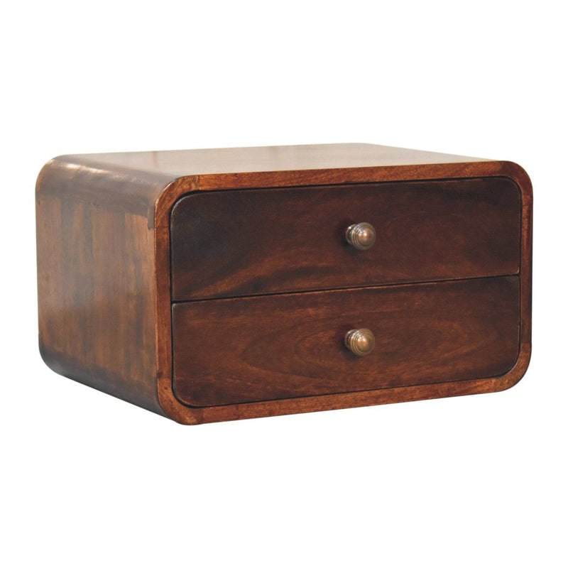 Curved Wall Mounted Bedside Nightstand - R&R Furniture Gallery (Fountain Valley, CA)