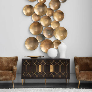 Put A Hex On You - Cabinet - Brown / Gold