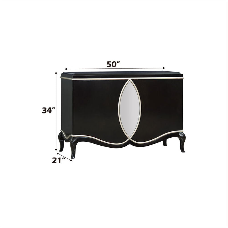 Ashor - Console Cabinet - Black - R&R Furniture Gallery (Fountain Valley, CA)