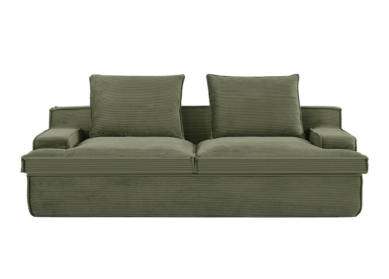 Nimbus - Oversized Full Foam 4 Seater Couch For Living Room Upholstered In Soft, Wide Armrests - R&R Furniture Gallery (Fountain Valley, CA)