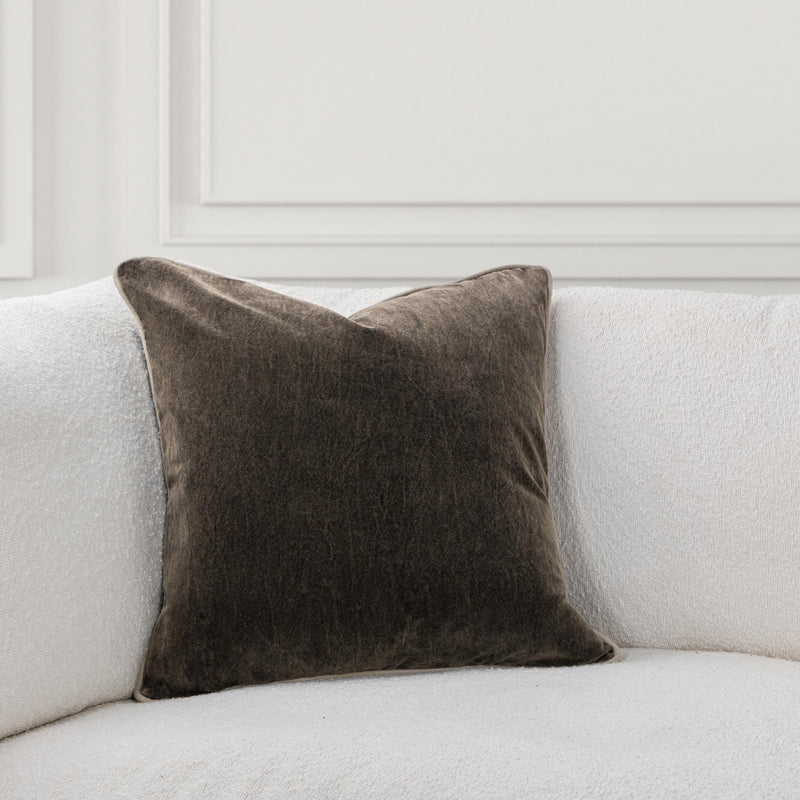 Classic Home Heirloom Velvet SLD Accent Pillow with plush velvet fabric and elegant design, perfect for living room or bedroom decor.