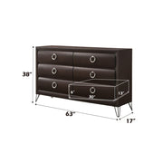 Tablita - Dresser - Dark Merlot - R&R Furniture Gallery (Fountain Valley, CA)