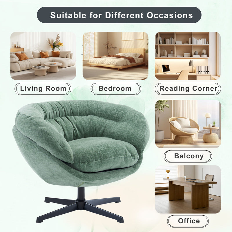 Modern Office Chair With 360 Degree Swivel - R&R Furniture Gallery (Fountain Valley, CA)