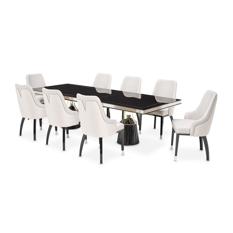 Carmela - Double Pedestal Dining Table - R&R Furniture Gallery (Fountain Valley, CA)