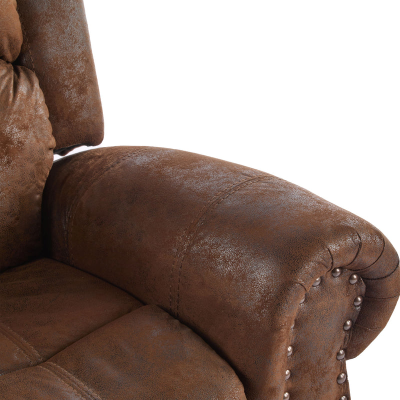 Wide Standard Manual Glider Recliner - R&R Furniture Gallery (Fountain Valley, CA)