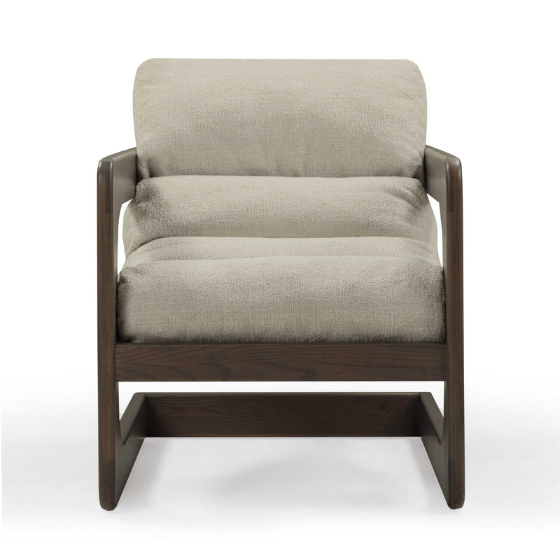 Palma - Textured Weave Accent Chair With Brown Base - R&R Furniture Gallery (Fountain Valley, CA)
