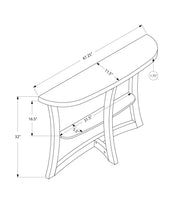 Accent Console Table For Entryway, Stylish - Taupe - R&R Furniture Gallery (Fountain Valley, CA)