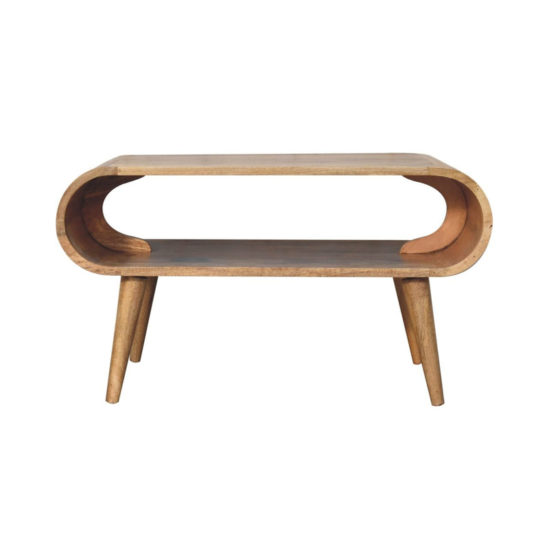 Solid Wood Open Coffee Table - R&R Furniture Gallery (Fountain Valley, CA)