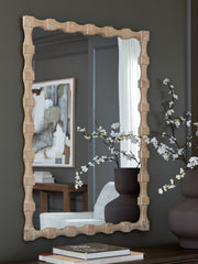 Acelmore - Accent Mirror - Light Brown - R&R Furniture Gallery (Fountain Valley, CA)