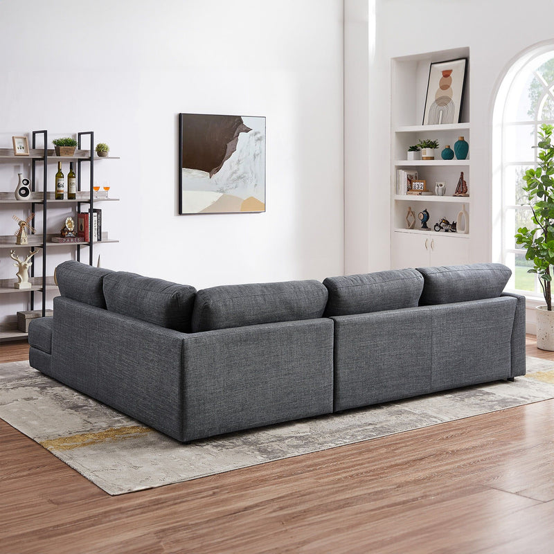 Glander - Comfortable Cozy Sectional Sofa - R&R Furniture Gallery (Fountain Valley, CA)
