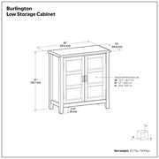 Burlington - Handcrafted Low Storage Cabinet - R&R Furniture Gallery (Fountain Valley, CA)