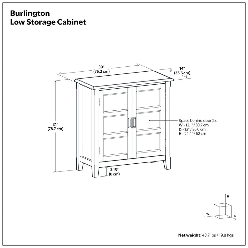Burlington - Handcrafted Low Storage Cabinet - R&R Furniture Gallery (Fountain Valley, CA)