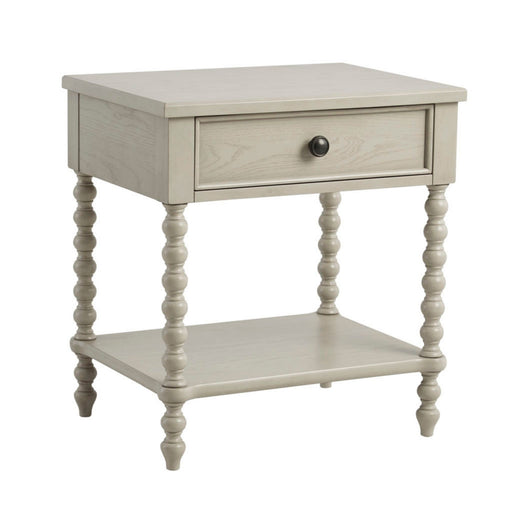 Traditional Durable Nightstand Table With Drawer And Shelf - R&R Furniture Gallery (Fountain Valley, CA)