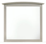 Elegant modern farmhouse wall mirror by Glory Furniture with a sleek frame, perfect for stylish home decor.