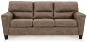 Navi - 3 Pc. - Sofa, Loveseat, Rocker Recliner - Fossil - R&R Furniture Gallery (Fountain Valley, CA)