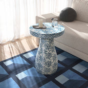 Halio - Checkered Shell Side Table - R&R Furniture Gallery (Fountain Valley, CA)
