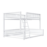 Bunk Bed Frame With Ladder And Safety Guardrails - R&R Furniture Gallery (Fountain Valley, CA)