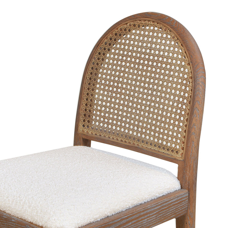 Panama - Curved Back Cane Counter Stool (Set of 2) - R&R Furniture Gallery (Fountain Valley, CA)