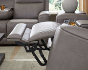 5Z-Comfort - Relaxation - Power Reclining Loveseat with Console / Adj Headrest - R&R Furniture Gallery (Fountain Valley, CA)