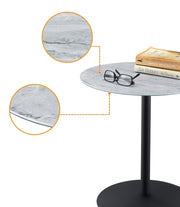 Circa - 17.5" End Table With Marble Textured Top - R&R Furniture Gallery (Fountain Valley, CA)