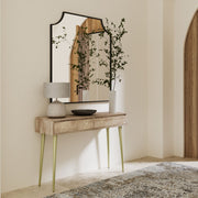 Jager - Console Table - Natural - R&R Furniture Gallery (Fountain Valley, CA)