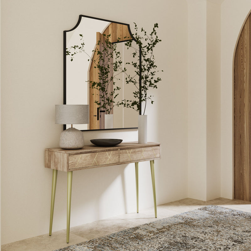 Jager - Console Table - Natural - R&R Furniture Gallery (Fountain Valley, CA)