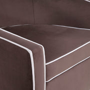 Kendall - Swivel Chair With Barrel Back Design - R&R Furniture Gallery (Fountain Valley, CA)