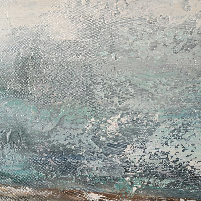 Foggy Morning - Abstract Art - Light Brown