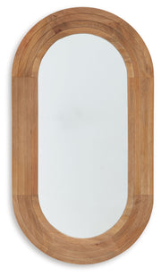 Daverly - Accent Mirror - Brown - R&R Furniture Gallery (Fountain Valley, CA)