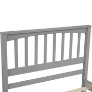 DreamHaus platform trundle bed with clean-lined frame and hidden drawer for extra sleeping or storage space.