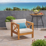 Brava - Mid - Century Modern Club Chair With Water Resistant Cushions - R&R Furniture Gallery (Fountain Valley, CA)