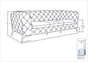 970 - Sofa, Loveseat - R&R Furniture Gallery (Fountain Valley, CA)