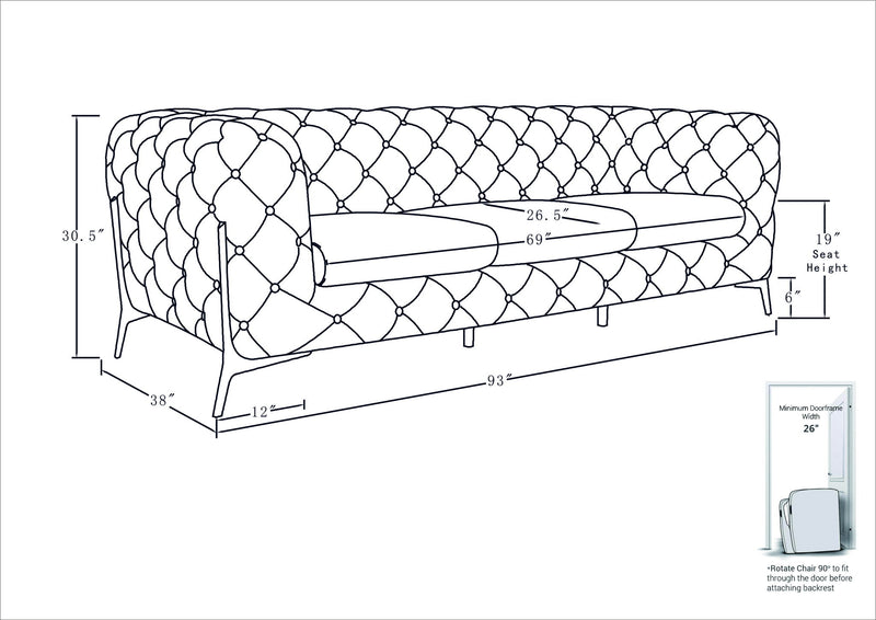 970 - Sofa, Loveseat - R&R Furniture Gallery (Fountain Valley, CA)