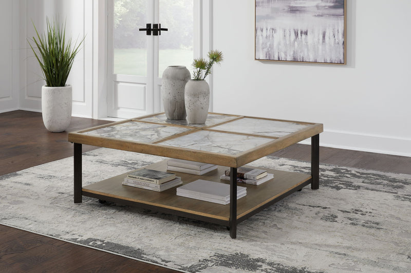 Montia - Square Cocktail Table - Multi - R&R Furniture Gallery (Fountain Valley, CA)