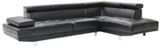 Comfort sectional sofa from Glory Furniture's Riveredge stationary sectional collection, featuring plush cushions and modern design.