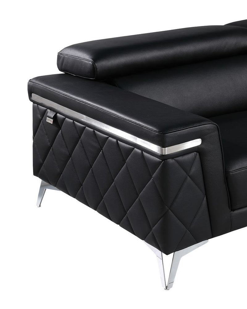 1140 - 3-Piece Sofa Set With Adjustable Headrest