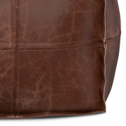 Sheffield - Handcrafted Square Pouf - R&R Furniture Gallery (Fountain Valley, CA)