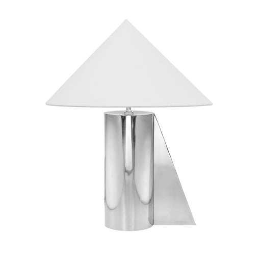Geo - Angled Table Lamp - Chrome - R&R Furniture Gallery (Fountain Valley, CA)