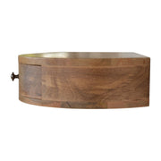 Wall Mounted Rounded Nightstand - Oak - R&R Furniture Gallery (Fountain Valley, CA)