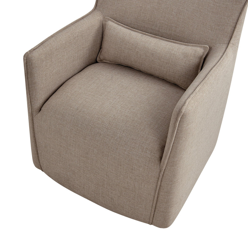 Ayla - Swivel Accent Chair With Matching Lumbar Pillow