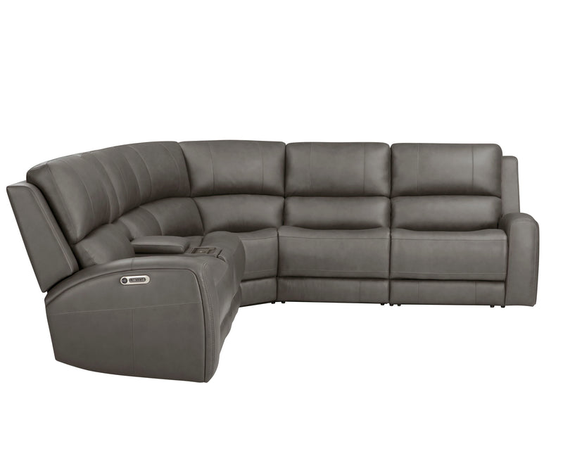 Belmont - Zero Gravity Power Reclining Sectional With Power Adjustable Headrests - R&R Furniture Gallery (Fountain Valley, CA)