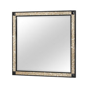 Lively - Mirror With Glitter Detail - Black - R&R Furniture Gallery (Fountain Valley, CA)