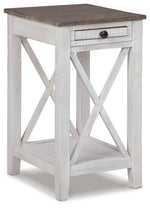 Adalane - Accent Table - White / Gray - R&R Furniture Gallery (Fountain Valley, CA)