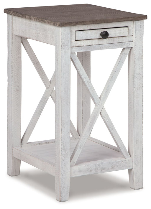 Adalane - Accent Table - White / Gray - R&R Furniture Gallery (Fountain Valley, CA)