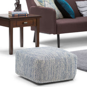Nate - Handcrafted Square Pouf - R&R Furniture Gallery (Fountain Valley, CA)